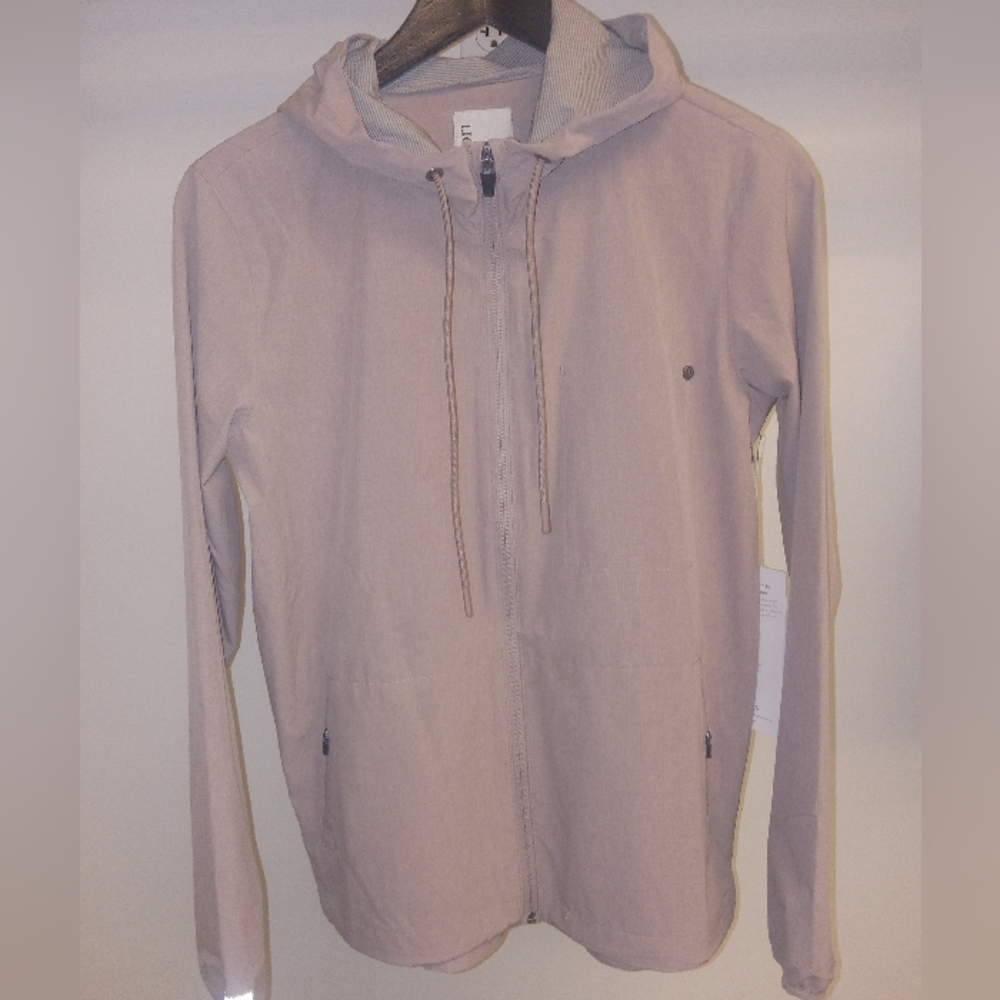 Vuori Mauve Hooded Zip-Up Jacket